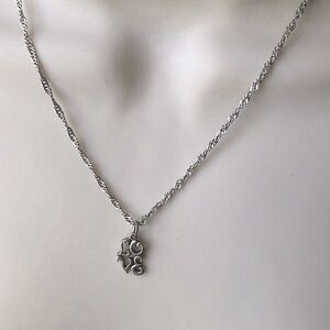 Italian .925 Silver Love Pendant Necklace